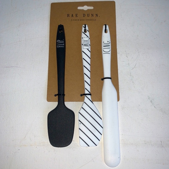 Rae Dunn Other - Rae Dunn 3 Piece Mini Utensils FLIP. MIX. ICING. NEW